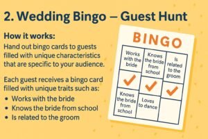 Find the Guest Bingo - A Fun Wedding Game