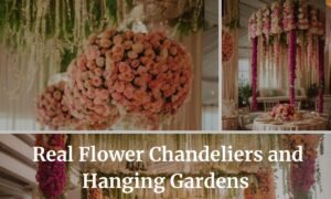 Real Flower Chandeliers and Hanging Gardens