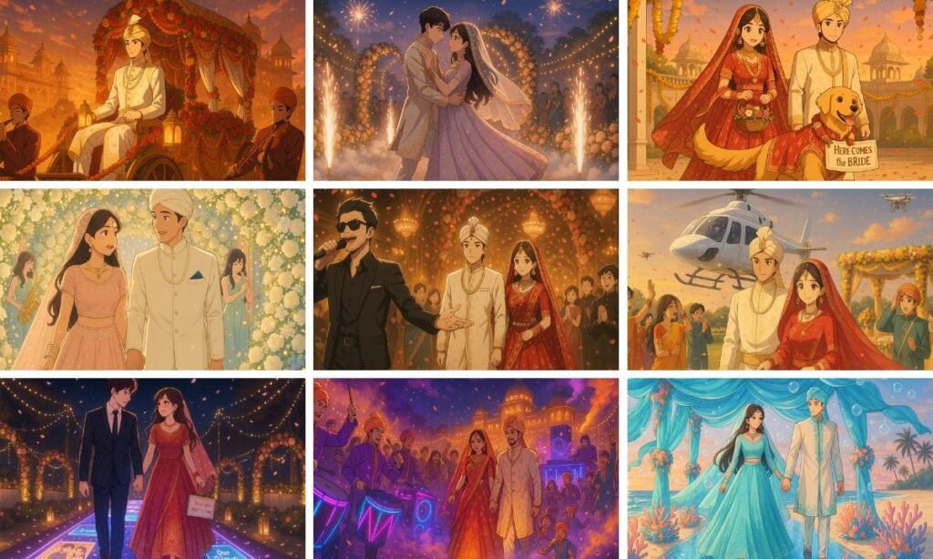 11 Amazing Bride & Groom Entry Ideas in 2025 for A Indian Wedding
