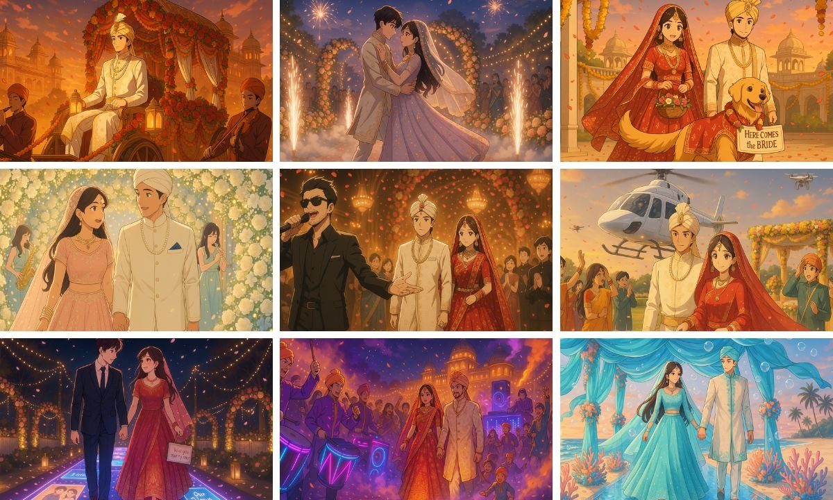 11 Amazing Bride & Groom Entry Ideas in 2025 for A Indian Wedding
