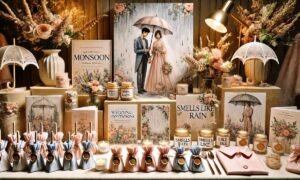 Personalized Wedding Stationery & Umbrella Favours